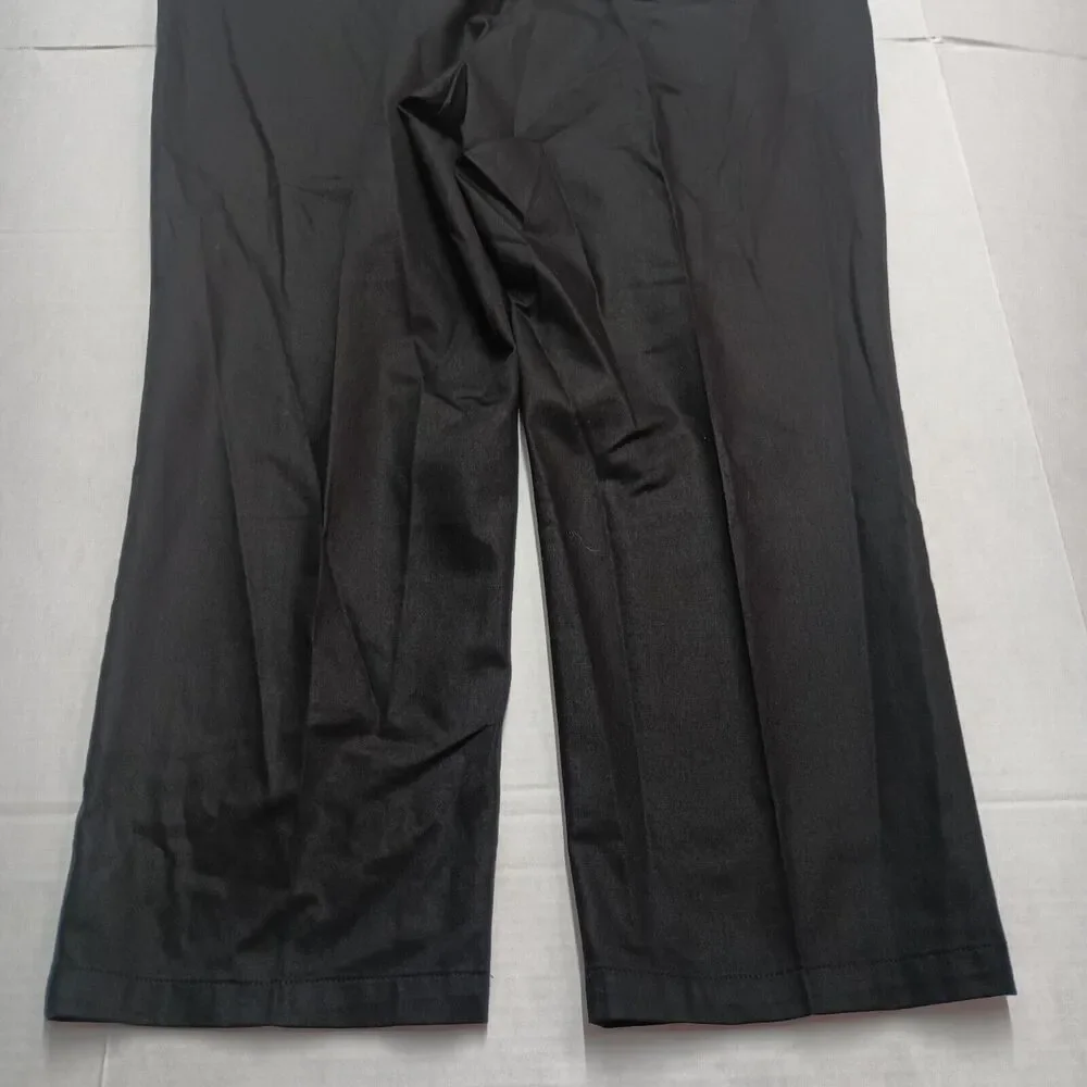 Dockers Signature Khakis Men's 48x29 Black Straight‎ Leg Stretch Classic Fit